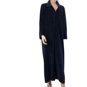 diamond tea long robe blue size:small